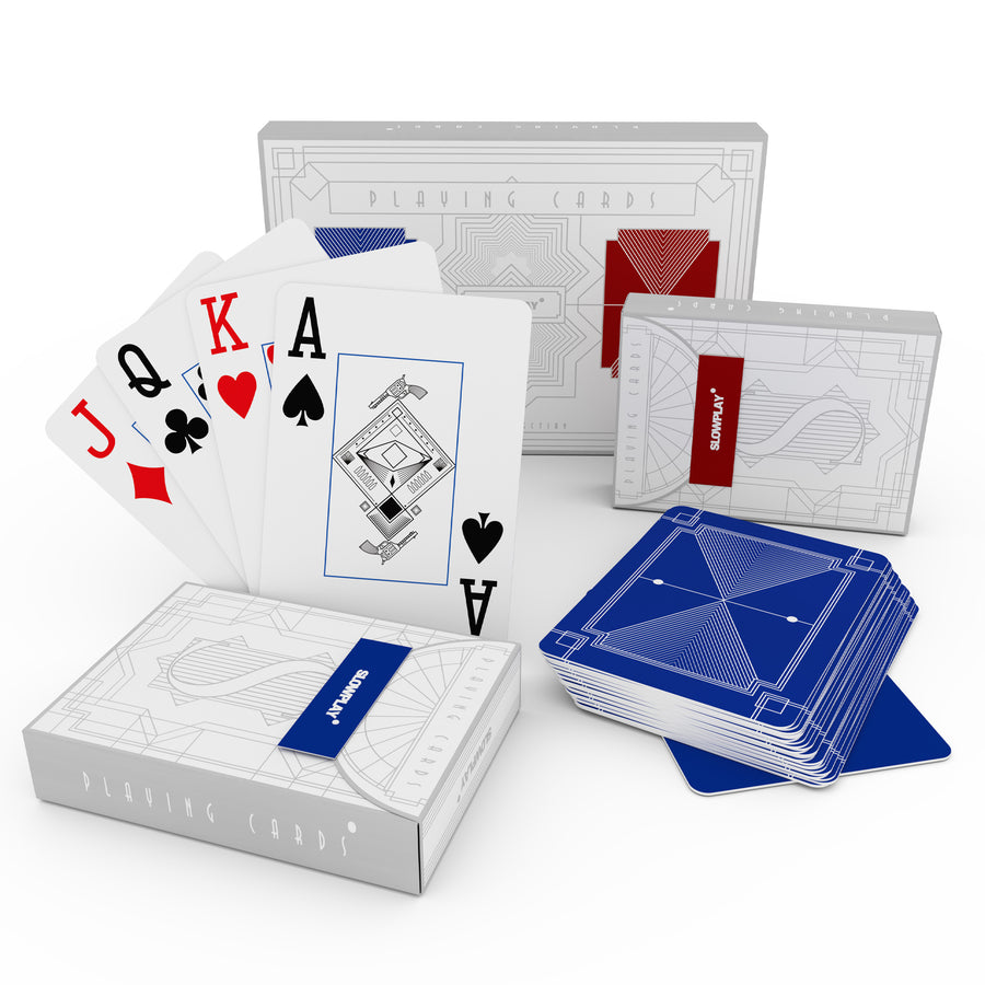 SLOWPLAY Plastic Playing Card Set | Poker Playing Card