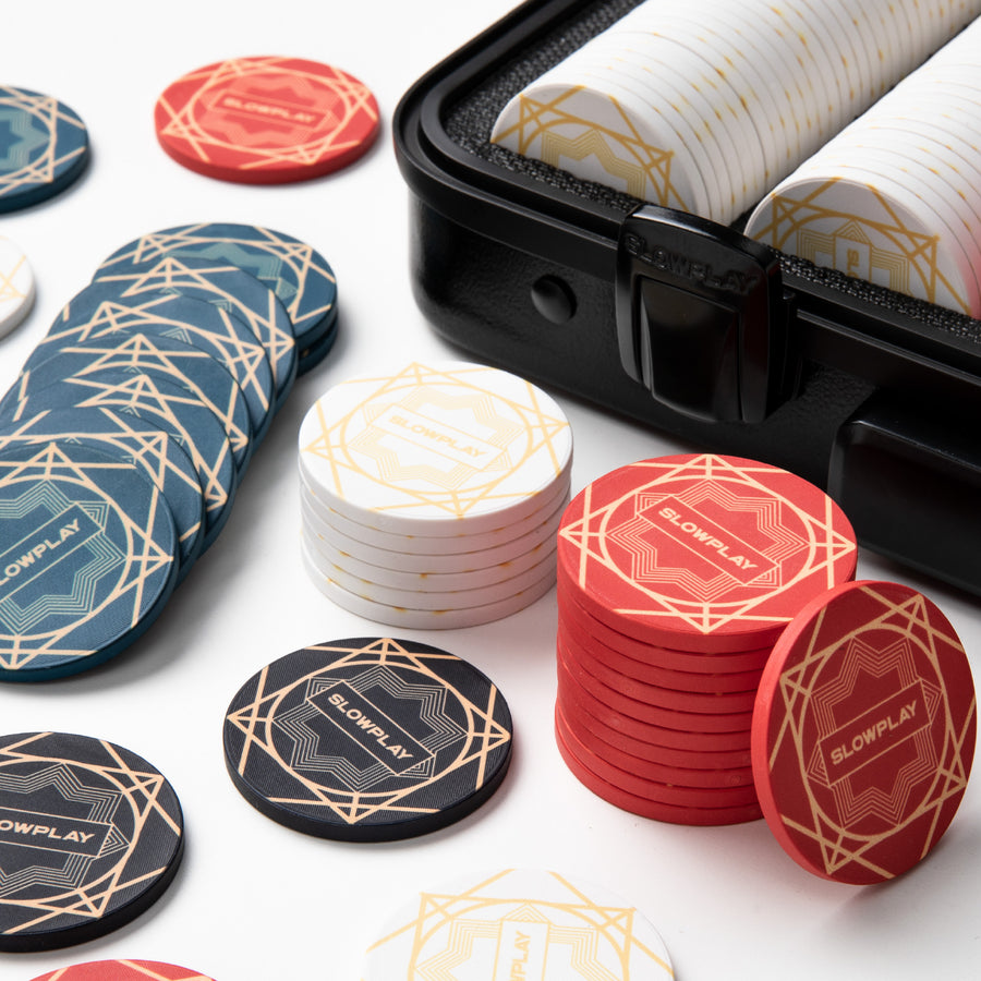 SLOWPLAY Nash Ceramic Poker Set | Ceramic Poker Chips