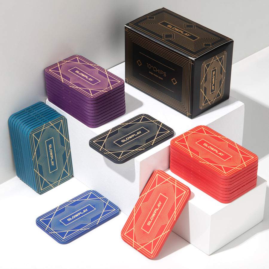 SLOWPLAY Nash Poker Plaque | Rectangular Poker Chip