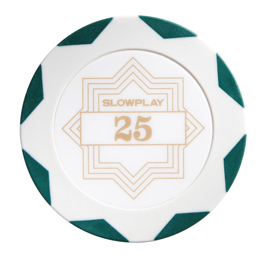 SLOWPLAY Nash Clay Poker Chips | White Gold Edition