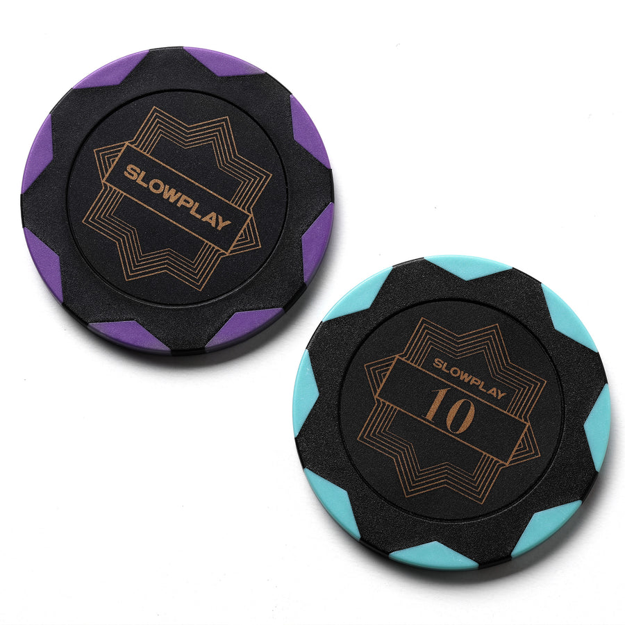 SLOWPLAY Nash Clay Poker Chip Set | Clay Poker Chip Set