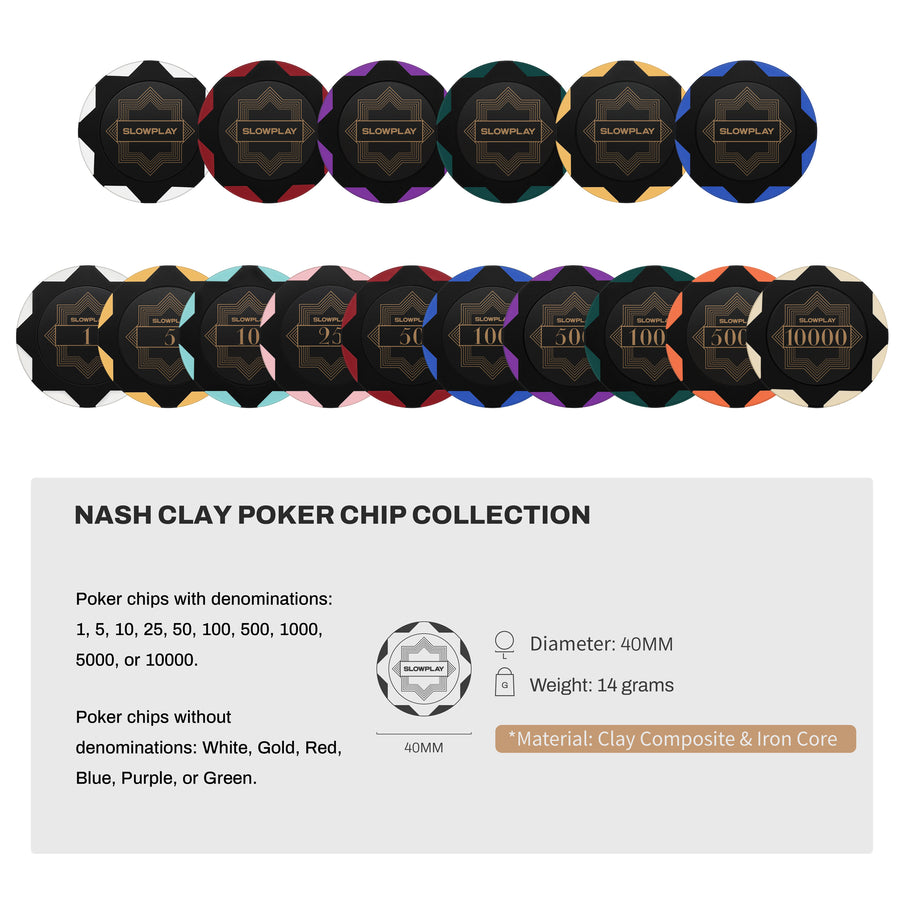 SLOWPLAY Nash Sample Set | Poker Chips