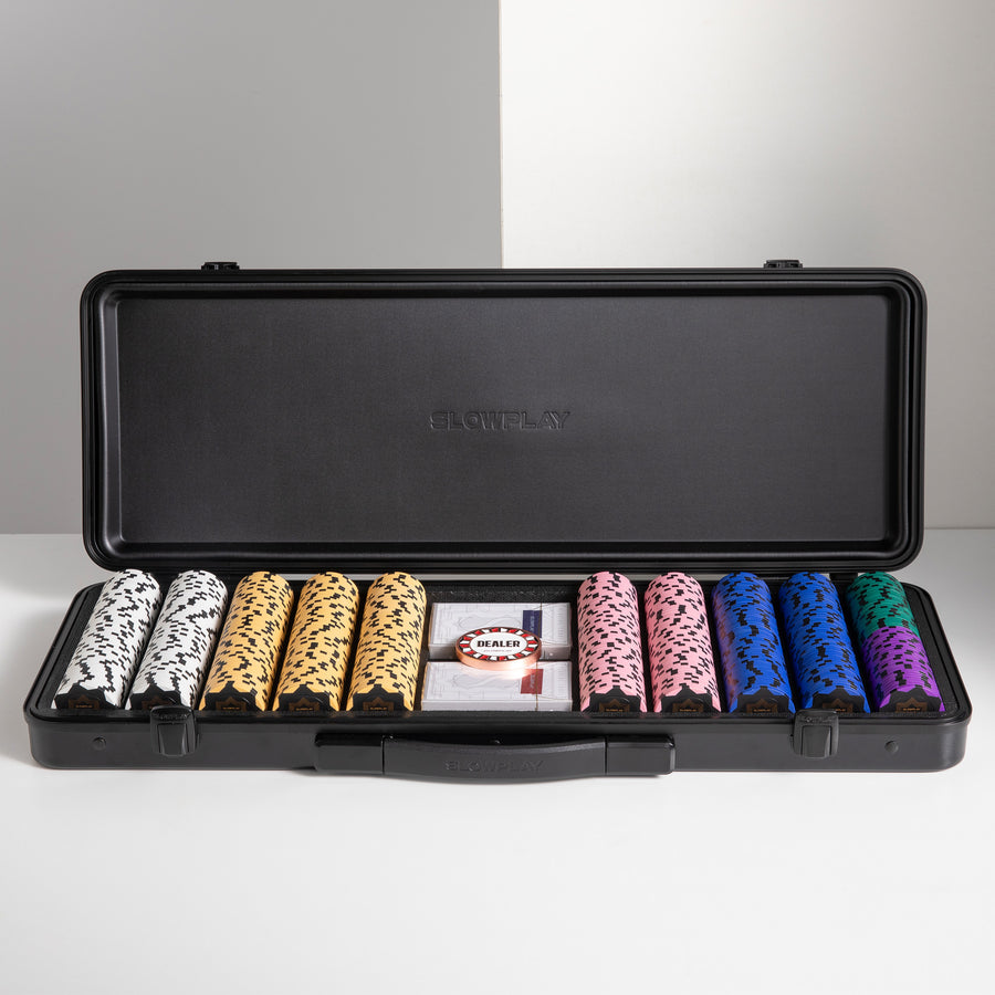SLOWPLAY Nash Clay Poker Chip Set | Clay Poker Chips