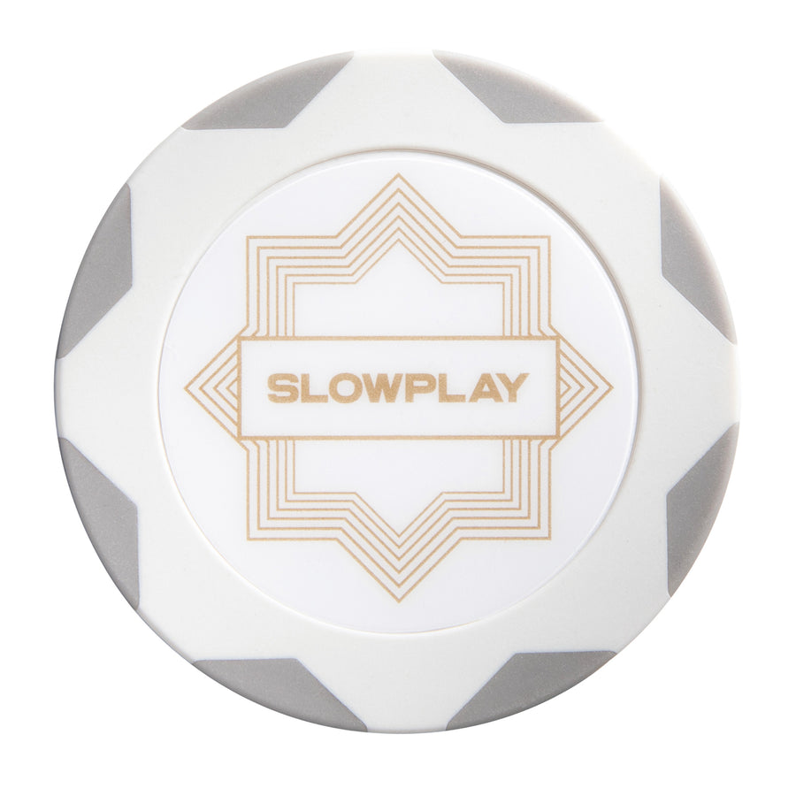 SLOWPLAY Nash Clay Poker Chips | White Gold Edition