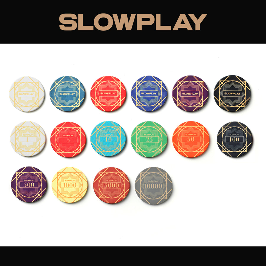 SLOWPLAY Nash Ceramic Poker Chips