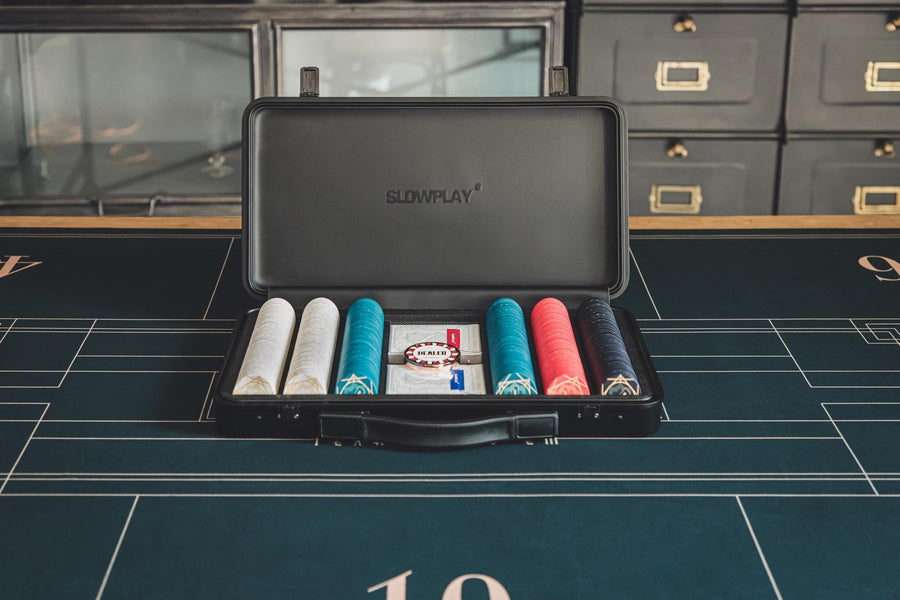 ACES Ceramic Poker Chip Set for Texas Hold'em [300pcs] | Exquisite Craftsmanship, 10 grams in weight | SLOWPLAY